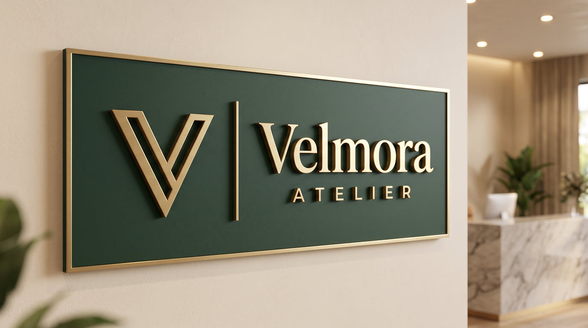 Custom Business Logo Sign – Personalised 3D Wall Plaque