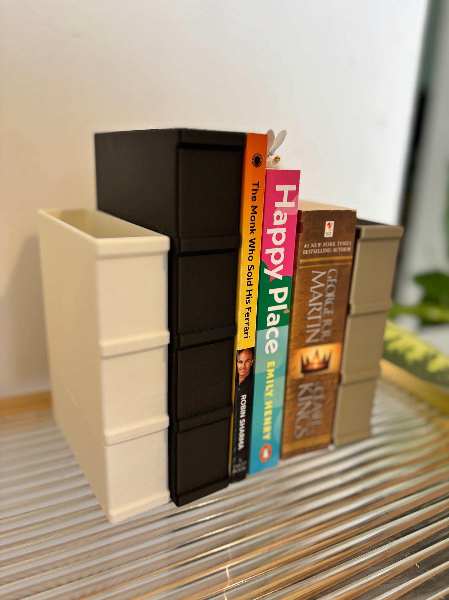 Book-Shaped Bookend Planter