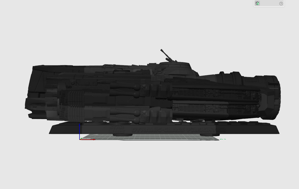 Sci-Fi Freighter-Inspired 3D Printed Display Model | 50cm