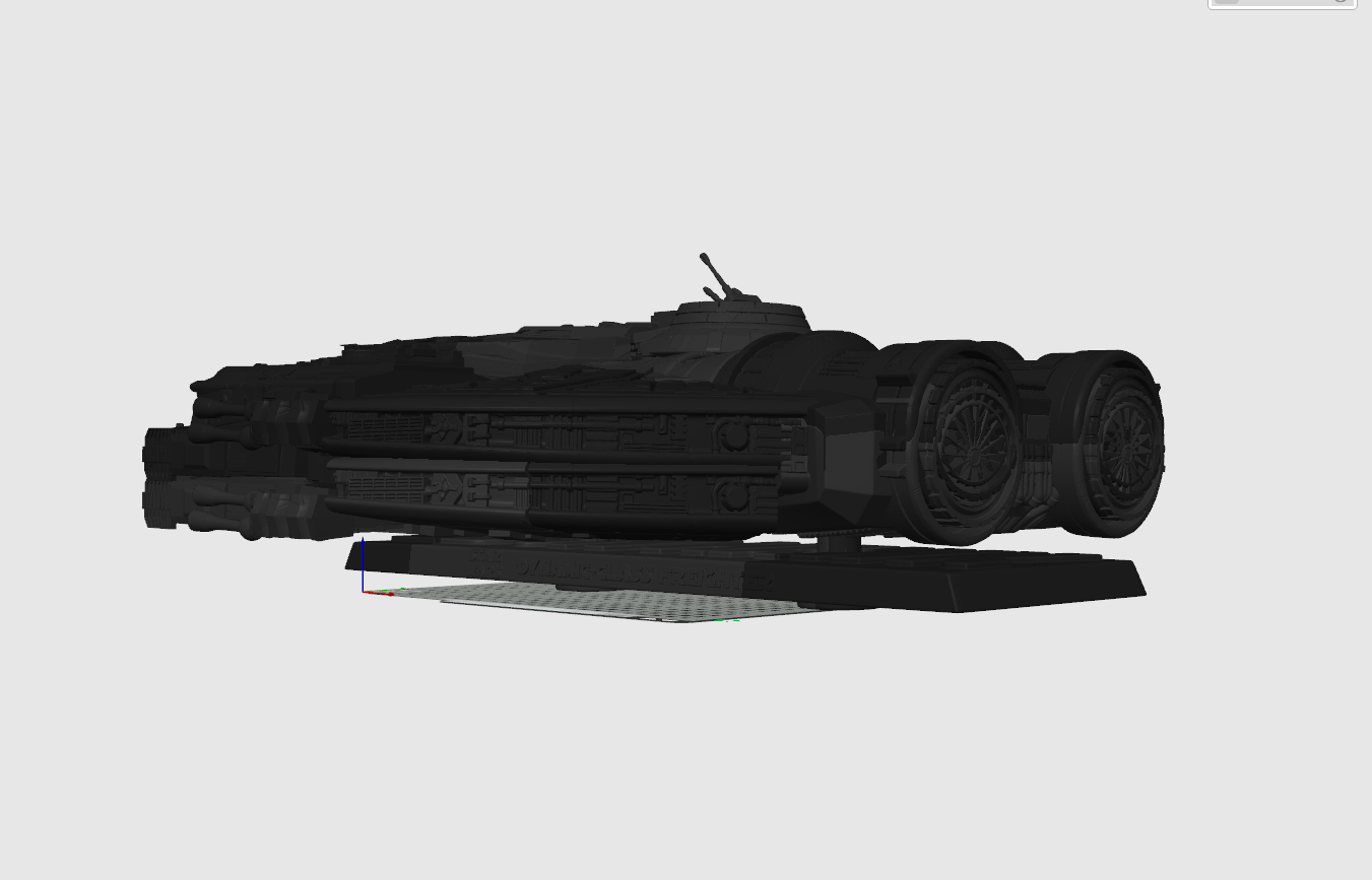 Sci-Fi Freighter-Inspired 3D Printed Display Model | 50cm
