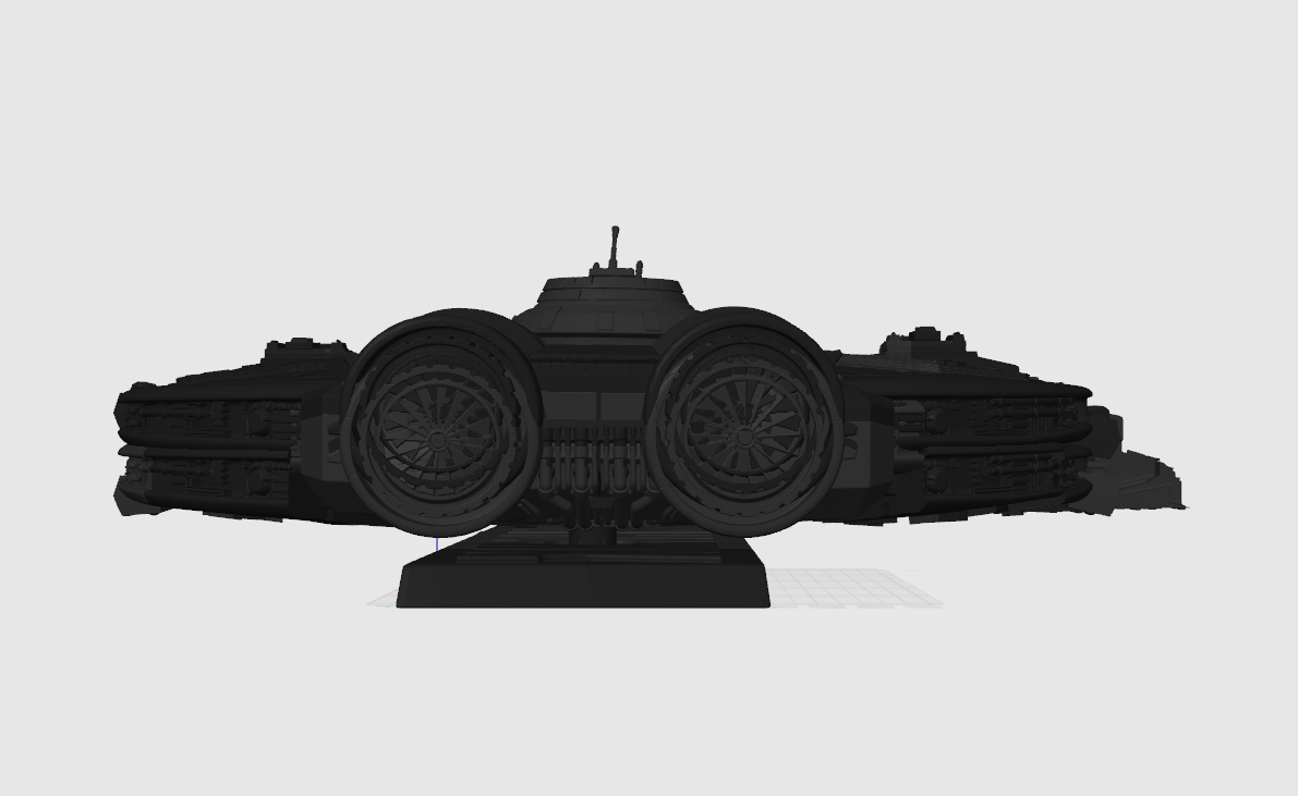 Sci-Fi Freighter-Inspired 3D Printed Display Model | 50cm