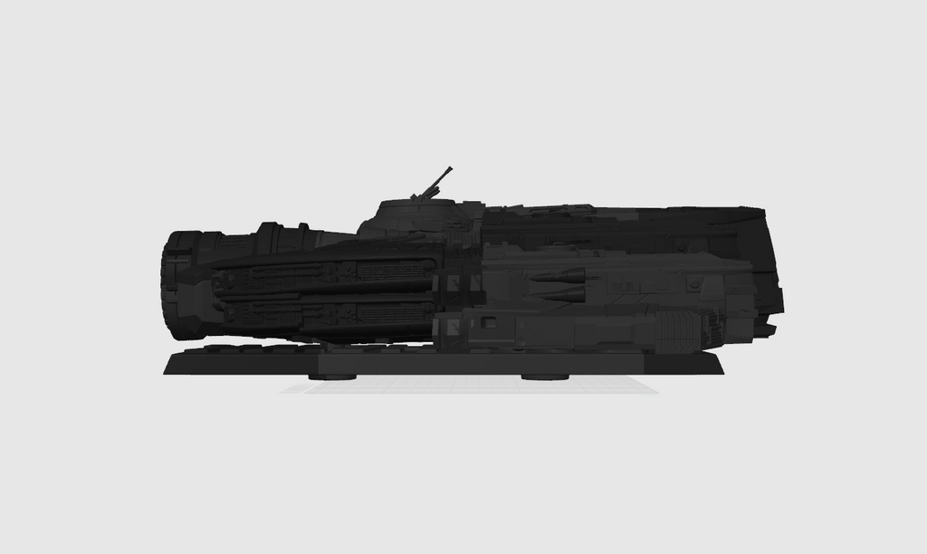Sci-Fi Freighter-Inspired 3D Printed Display Model | 50cm