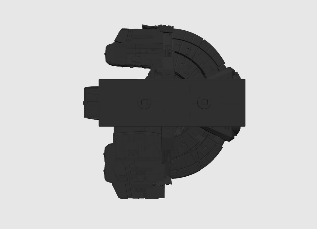 Sci-Fi Freighter-Inspired 3D Printed Display Model | 50cm