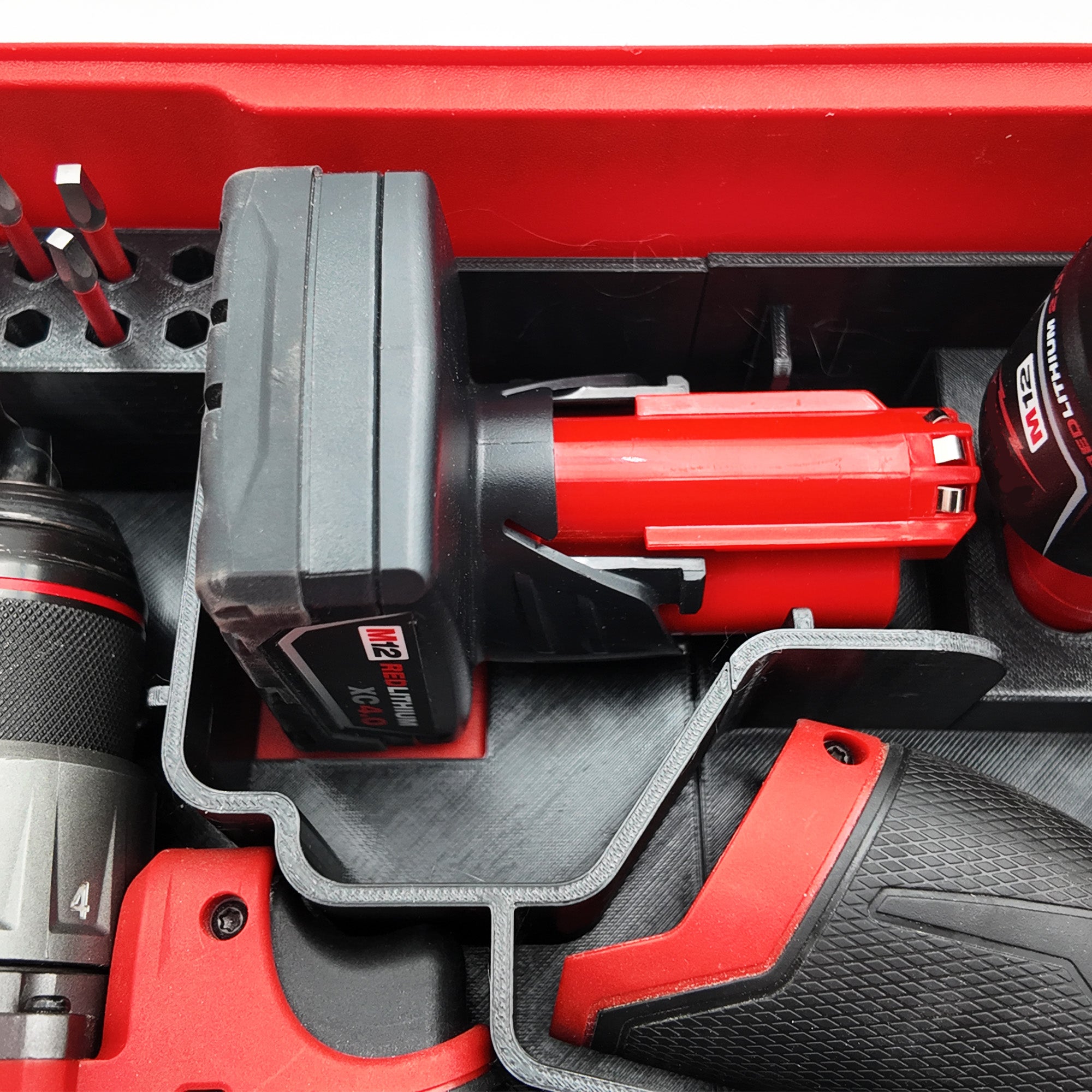 Milwaukee M12 Fuel Drill Driver Organiser | Compact Packout Insert