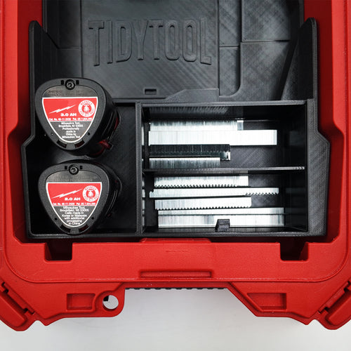 Milwaukee M12 Crown Stapler Organiser | Compact Packout Insert