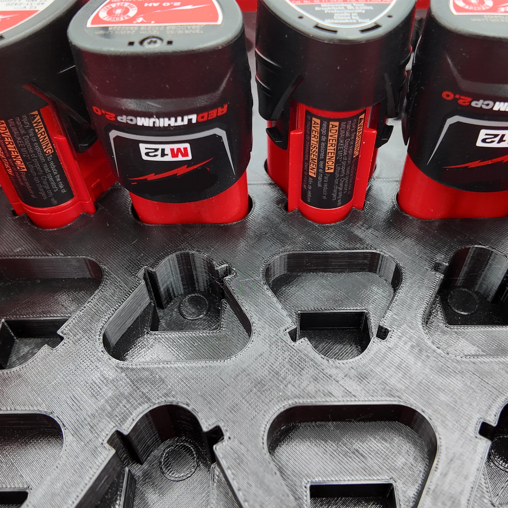 Milwaukee M12 Small Battery Organiser for Compact Packout