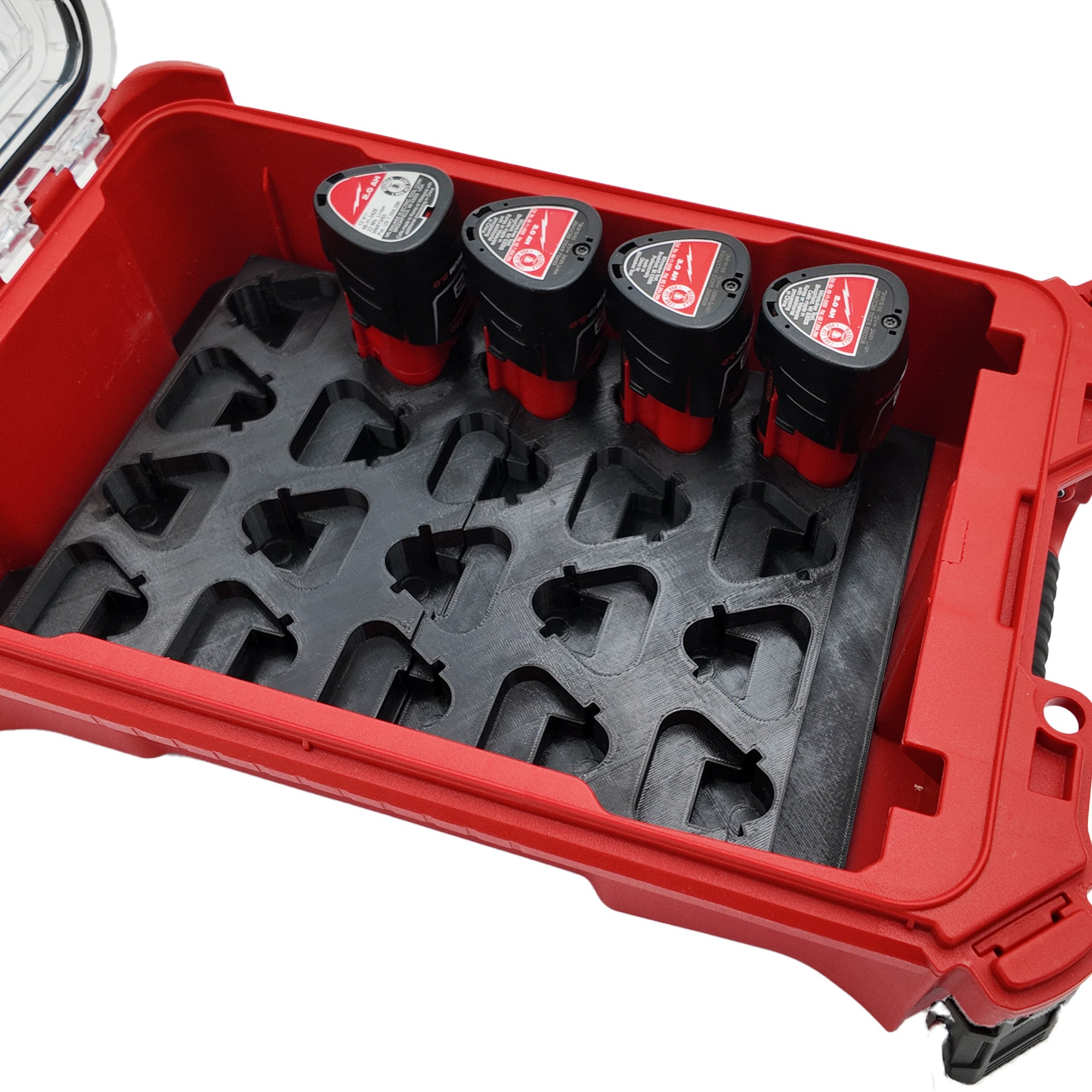 Milwaukee M12 Small Battery Organiser for Compact Packout