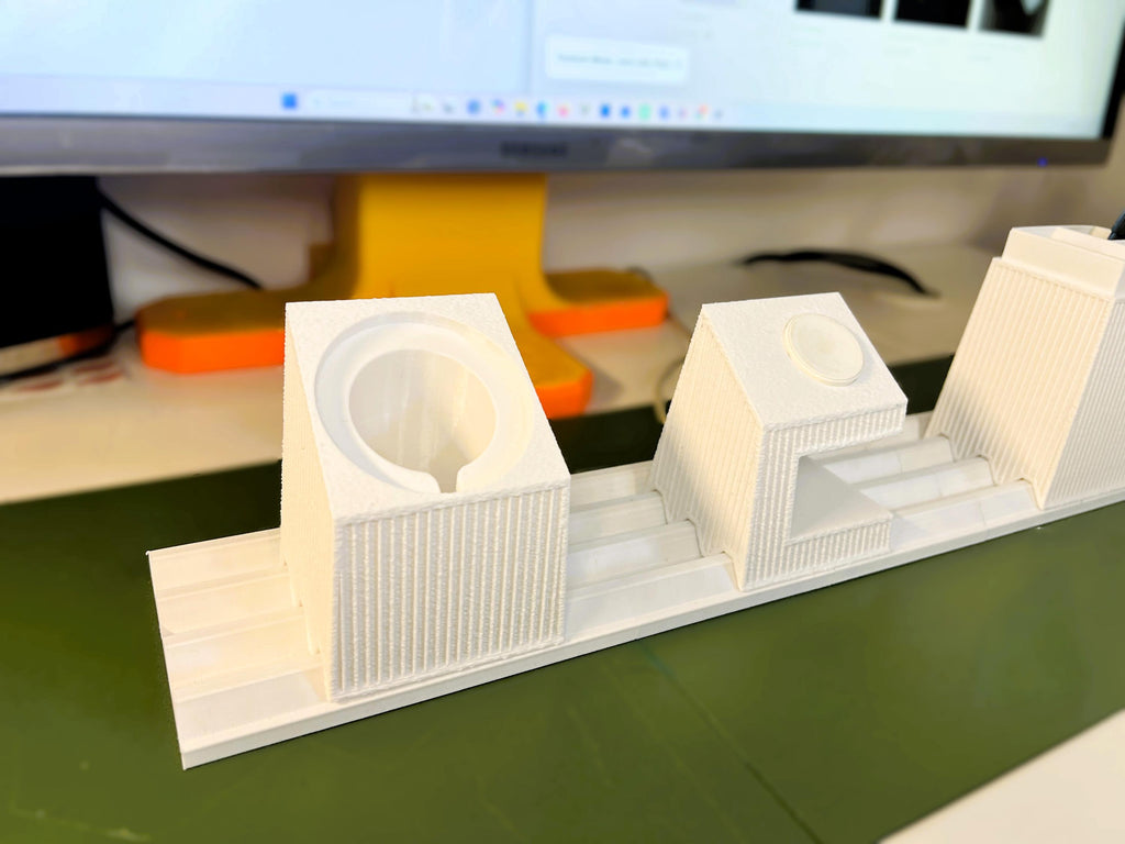 Moku Japandi Desk Organizer | Modular MagSafe, Apple Watch Charger Station, 3D Printed