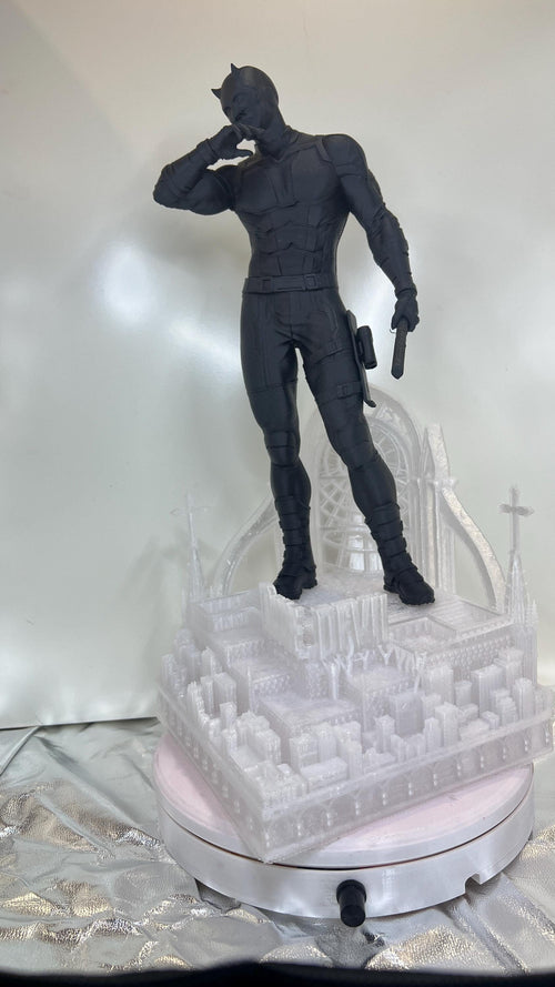 Daredevil Inspired 3D Printed Statue – 42cm Comic Figure Display