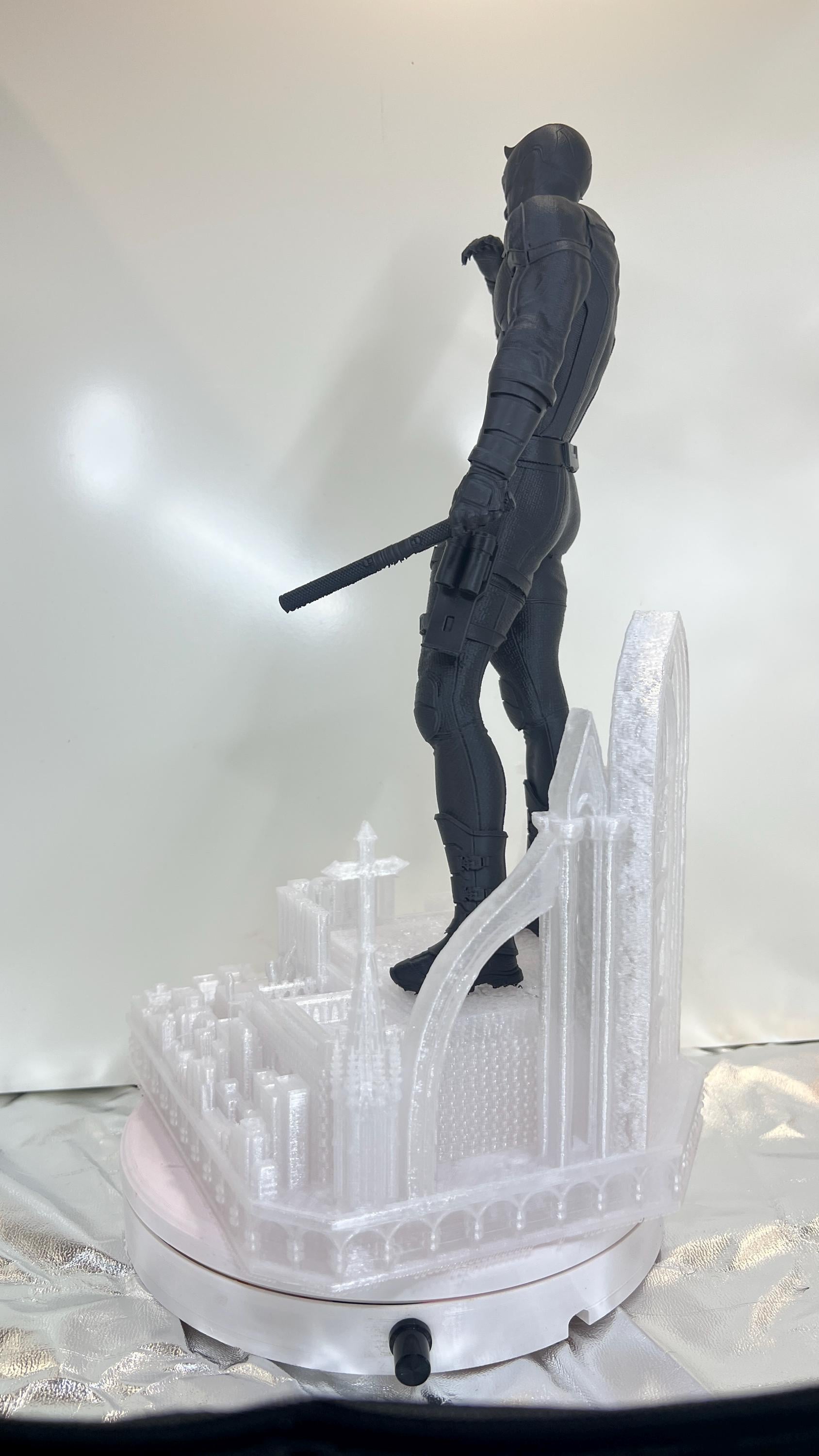 Daredevil Inspired 3D Printed Statue – 42cm Comic Figure Display