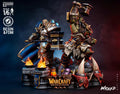 Unpainted Warcraft Inspired Diorama | 1/6 Scale 3D Printed Fantasy Model | Made to Order Display Sculpture
