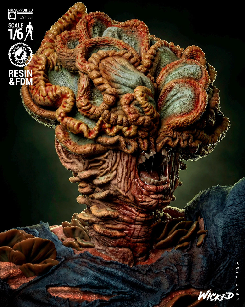 Joel Inspired  unpainted 3D Print Sculpture | 1/6 Scale Survivor Fan Art Model Kit