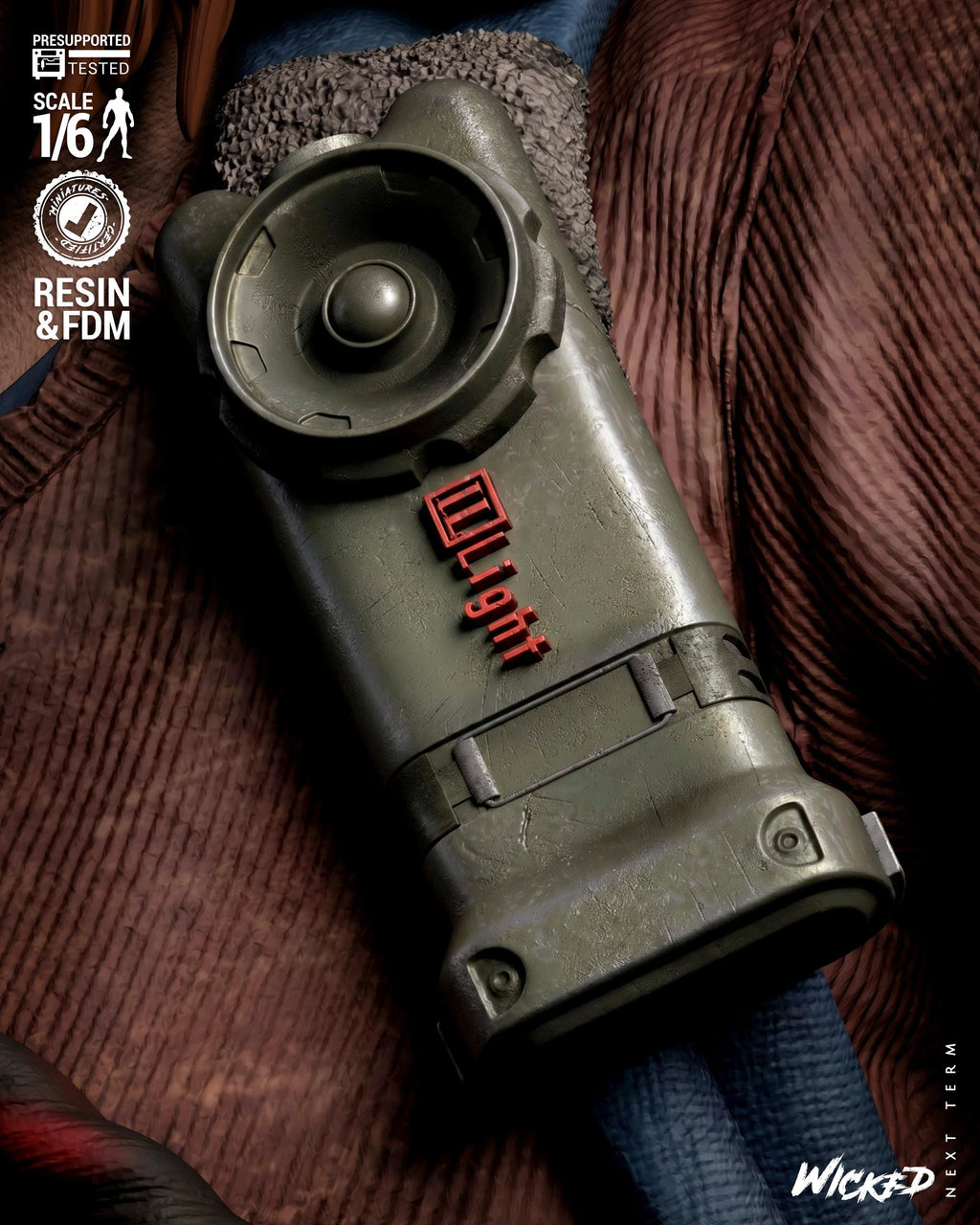 Ellie Inspired 3D Printed Sculpture | 1/6 Scale Fan Art Model Kit (Unpainted)